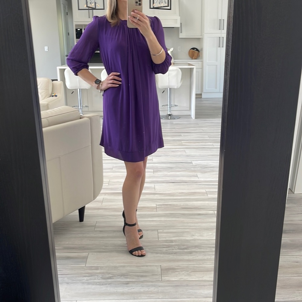 ✨Woman dress size S ( fits like 6-8) ✨purple , New York & Company